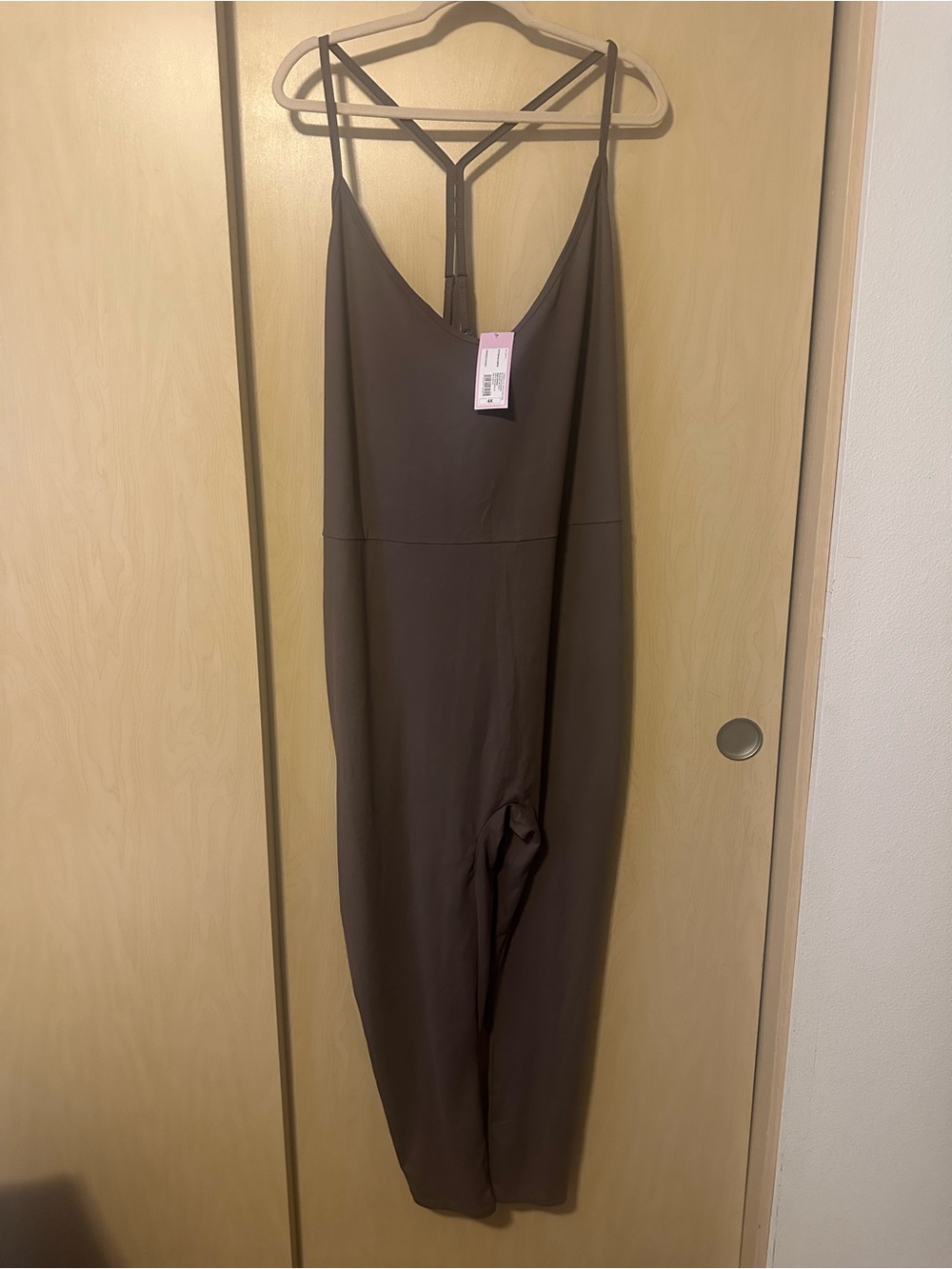 Butterbliss Espresso Strappy Wide Leg Jumpsuit NWT